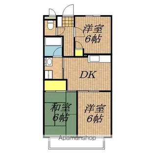 Surplus Threeハイツ緑ケ丘【1階】の間取り
